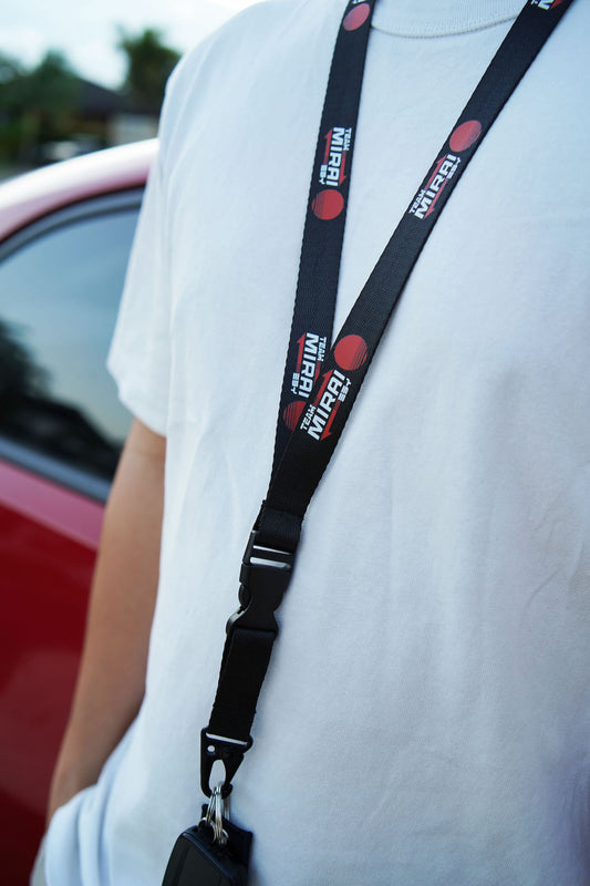 TEAM MIRAI BLACK LANYARD