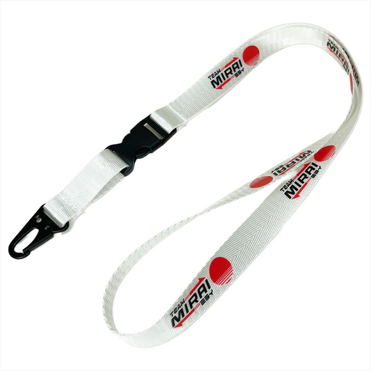 TEAM MIRAI WHITE LANYARD